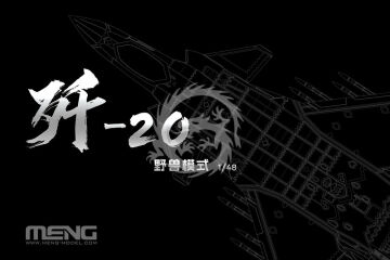 PRZEDSPRZEDAZ - Chinese J-20 Stealth Fighter Beast Mode - MENG-Model LS-002s skala 1/48 