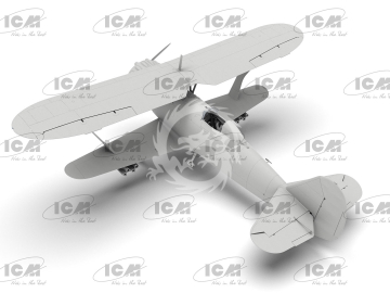 Hs 123A-1 (late), WWII German attack aircraft (100% new molds) - ICM 32015 skala 1/32