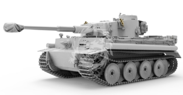 Pz.Kpfw.VI Ausf.E Sd.Kfz.181 Tiger I Early Production - Border Model  BT-010 skala 1/35