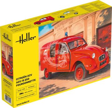  Citroen 2CV AZU-B 250 Fourgonnette - Heller 82701 skala 1/24