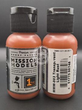 Transparent Light Rust - Mission Models MMW-003 