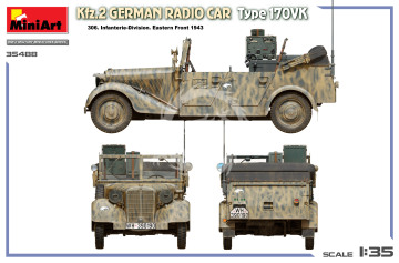 Kfz.2 German Radio Car Type 170VK - MiniArt 35488 skala 1/35