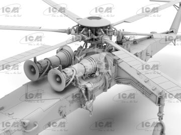 Sikorsky CH-54A Tarhe, US Heavy Helicopter - ICM 72001 skala 1/72
