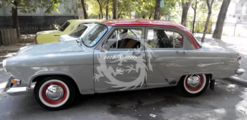 Gaz 21 Volga Taxi wheels ( type 3 ) + convers  - Start43 St135 skala 1/24
