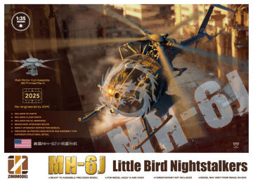 PRZEDSPRZEDAZ - MH-6J Little Bird Nightstalkers - Zimi Model ZM50002 skala 1/35