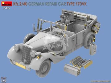  Kfz.2/40 German Repair Car Type 170VK - MiniArt 35495 skala 1/35