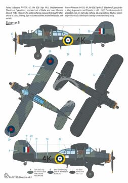 Fairey Albacore Mk.I - Special Hobby 100-SH72152 skala 1:72