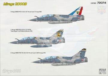 Mirage 2000B operational trainer - ModelSvit MSVIT 72074 skala 1:72