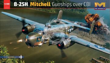 NA ZAMÓWIENIE B-25H Mitchell Gunships over CBI HK Models 01E037 skala 1/32