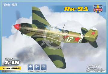 Jak-9D Yakovlev Yak-9D Long range ModelSvit 4809 skala 1/48