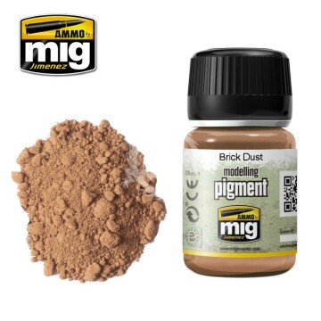 Pigment pył z cegły Brick Dust butelka (35ml) Ammo by Mig Jimenez Amig 3015