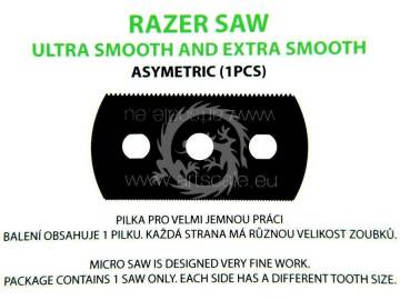 Czeska żyletka Razor Saw Radius: ultra and extra smooth asymetric (1 pcs) 70/43 Art Scale Kit 200-T0001