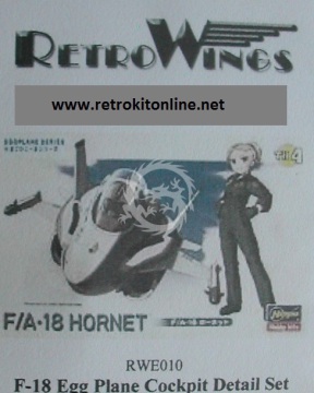 RWE010 F-18 Hornet Cockpit Detail Set RetrokiT