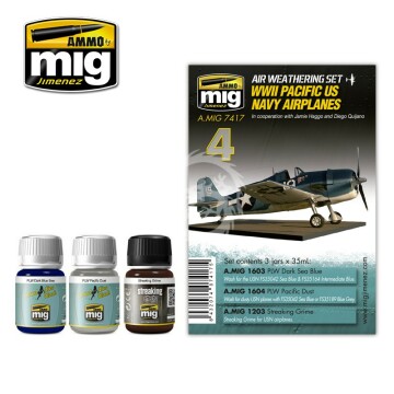 WWII Pacific US Navy Airplanes Set - MIG 7417 pojemność 3x35ml