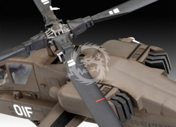  Model Set AH-64A Apache Revell 63824 skala 1/72 