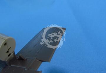 AH-64 Apache - Tail Stabilizator Late Type for Academy, Hasegawa Metallic Details MDR48105 skala 1/48