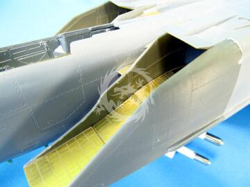 MiG-25 Foxbat - Air Intakes Metallic Details MDR4834 skala 1/48