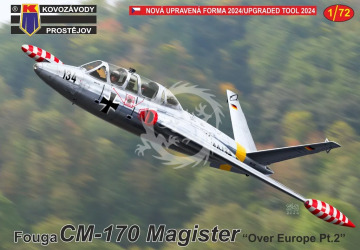 Fouga CM-170 Magister “Over Europe Pt.II” kovozavody prostejov KPM0444 skala 1/72