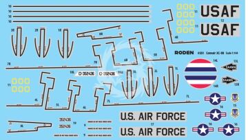  Convair XC-99 -  Roden 351 skala 1/144