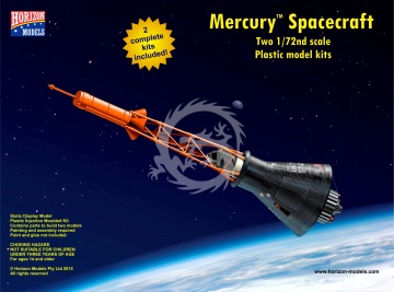 Mercury Spacecraft - Horizon Models 2003 skala 1/72