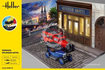 NA ZAMÓWIENIE - STARTER KIT Diorama Splendid Hotel - Heller 52330 skala 1/24