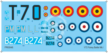 Fairey Battle Mk.I 'In Belgium' -  Azur FR046 skala 1/72