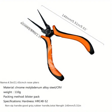 Ergonomiczne Mini Płaskie Szczypce 
