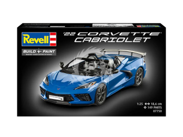 Corvette C8 Cabriolet - Revell 07750 skala 1/25 