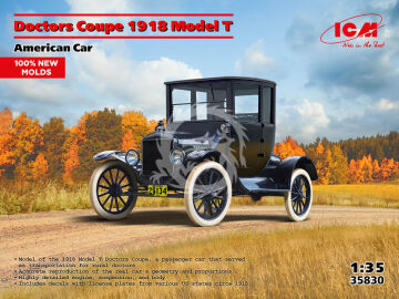 NA ZAMÓWIENIE - Doctors Coupe 1917 Model T, American Car - ICM 35830 skala 1/35