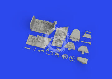  Bf 109K-4 cockpit PRINT - EDUARD 648904 skala 1/48 