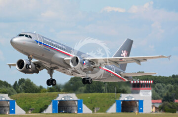Airbus A319CJ - Czech Air Force  - decal BOA14415