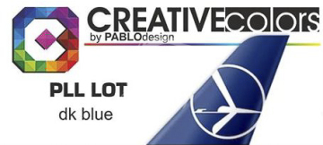 Farba PLL LOT Dark Blue  - Creativ colors CC-PA034 poj. 30ml
