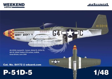 P-51D-5 Mustang Weekend Edition Eduard 84172 skala 1/48