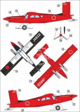 Model plastikowy Pilatus PC-6 Turbo Porter Dora Wings DW72025 skala 1/72