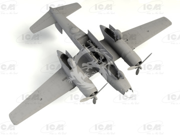 A-26C-15 Invader w/USAF pilots and ground personnel ICM 48288 skala 1/48