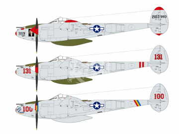 Lockheed P-38J Lightning Tamiya 61123 skala 1/48