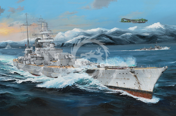 Scharnhorst - Trumpeter 03715 skala 1/200