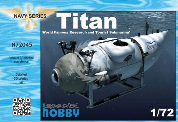 Titan World Famous Research and Tourist Submarine Special Hobby  N72045 sklala 1/72