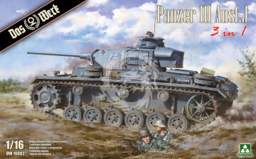 NA ZAMÓWIENIE - Panzer III Ausf.J 3in1 Das Werk DW16002 skala 1/16