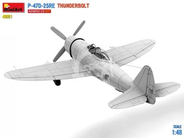 P-47D-25RE Thunderbolt Advanced Kit MiniArt 48001 skala 1/48