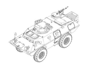 NA ZAMÓWIENIE - M706 Commando Armored Car Product Improved Trumpeter 07440 skala 1/72