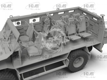 Kozak-2, Ukrainian MRAP-class Armored Vehicle (100% new molds) ICM 35014 skala 1/35