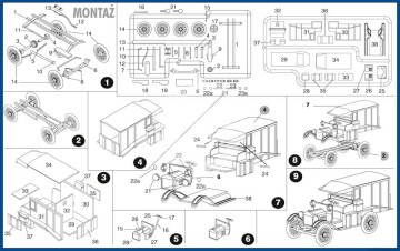 Ford T ambulans M1917 - RPM 72101 skala 1/72