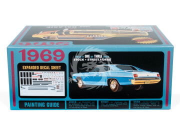 1969 Ford Galaxie AMT - AMT1373 skala 1/25