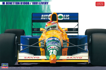 Benetton B190B 1991 Livery - Hasegawa 20713 skala 1/24
