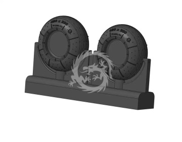 Mi-24/Mi-35 Wheels set - Metallic Details MDR3519 skala 1/35