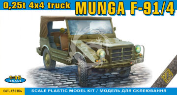 NA ZAMÓWIENIE - MUNGA F91/4 0.25t 4x4 truck - ACE ACE35104 skala 1/35