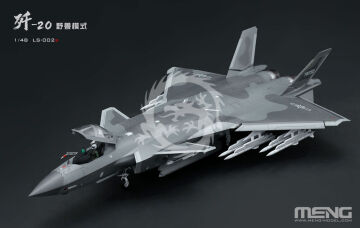 Chinese J-20 Stealth Fighter Beast Mode - MENG-Model LS-002s skala 1/48 