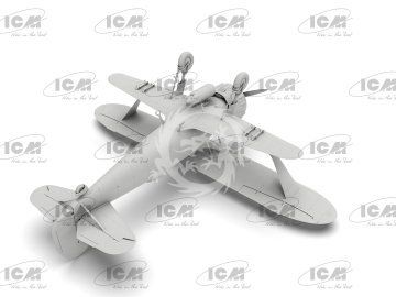 Hs 123A-1 (late), WWII German attack aircraft (100% new molds) - ICM 32015 skala 1/32