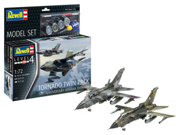 PROMOCJA - Tornado 2 modele + FARBY I KLEJ - Revell 63801 skala 1/72